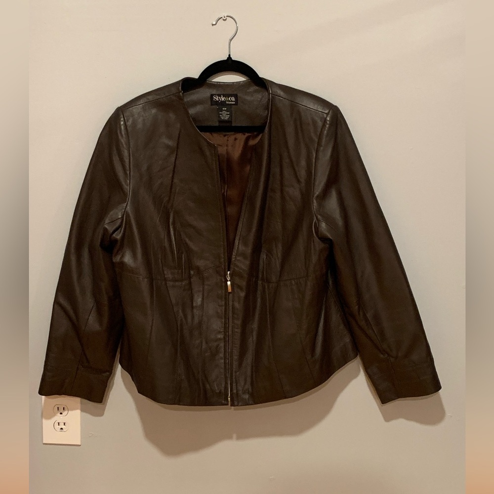 Brown Leather Jacket